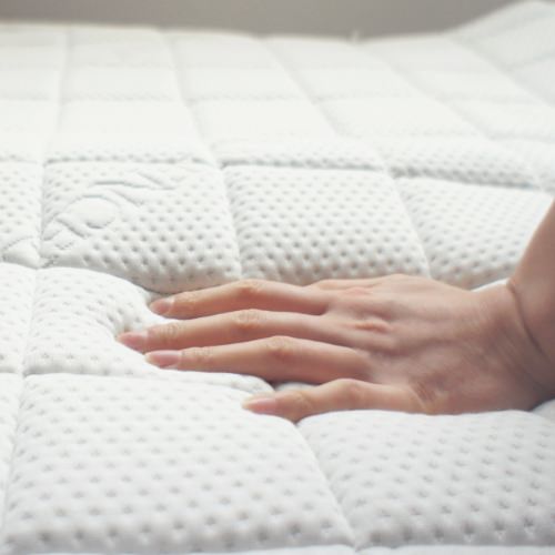 テンセル素材 低反発ベッドパッド